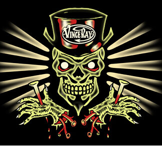 Medium T-shirt Skull - Vince Ray