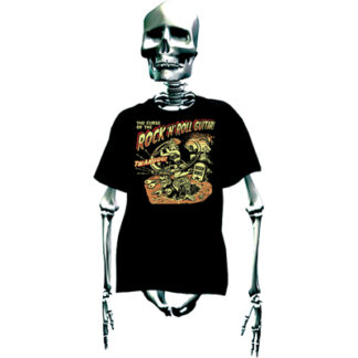 Skinny Fit T-shirt Rock 'n' Roll Guitar - Vince Ray