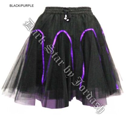 Gothic Fairy Ribboned Tutu Skirt