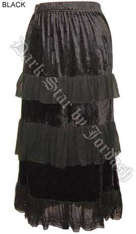 Black Skirt Free Size (10-14)