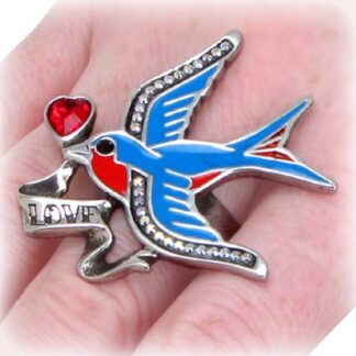 Swallow Love Ring - T