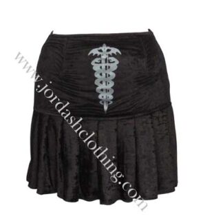 Black Printed Skirt