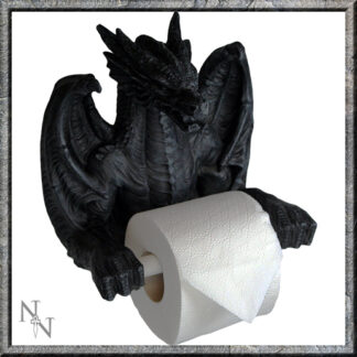 Black Dragon Toilet Roll Holder